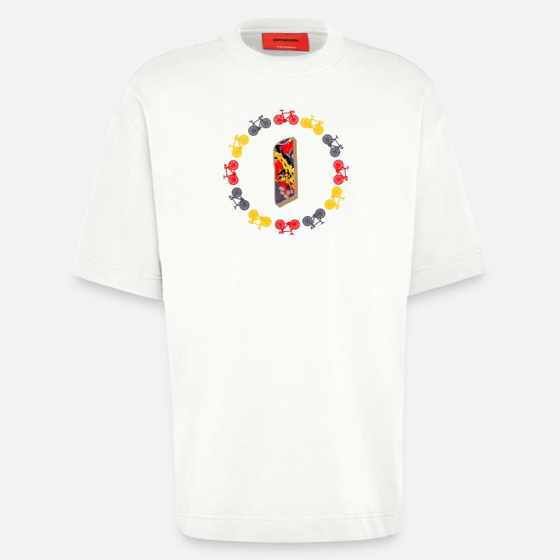 fahrrad e 202 i - Heavyweight T-Shirt - made by SPREAD - OFF WHITE