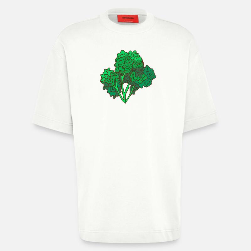 kale brown cabbage Cabbage Cabbage - Heavyweight T-Shirt - made by SPREAD  - OFF WHITE