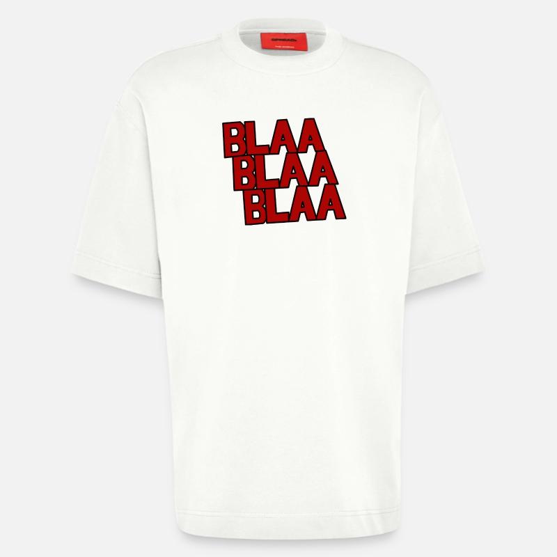 RedBlaa - Heavyweight T-Shirt - made by SPREAD  - OFF WHITE