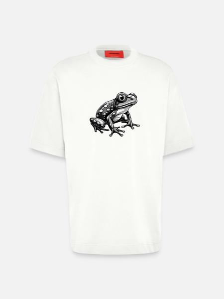 Frog Amphibian - Heavyweight T-Shirt - made by SPREAD - OFF WHITE