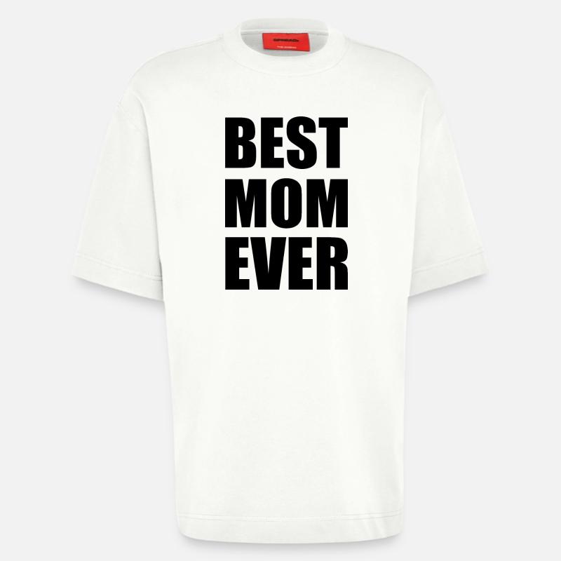 Best mom ever - Heavyweight T-Shirt - made by SPREAD  - OFF WHITE