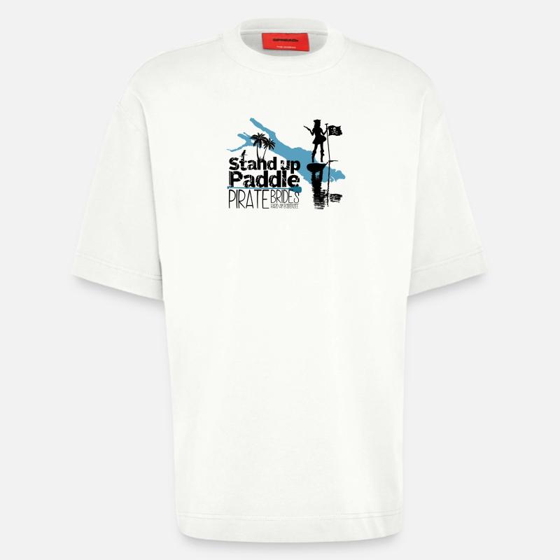 SUP Pirate Brides Bodensee - Heavyweight T-Shirt - made by SPREAD  - OFF WHITE