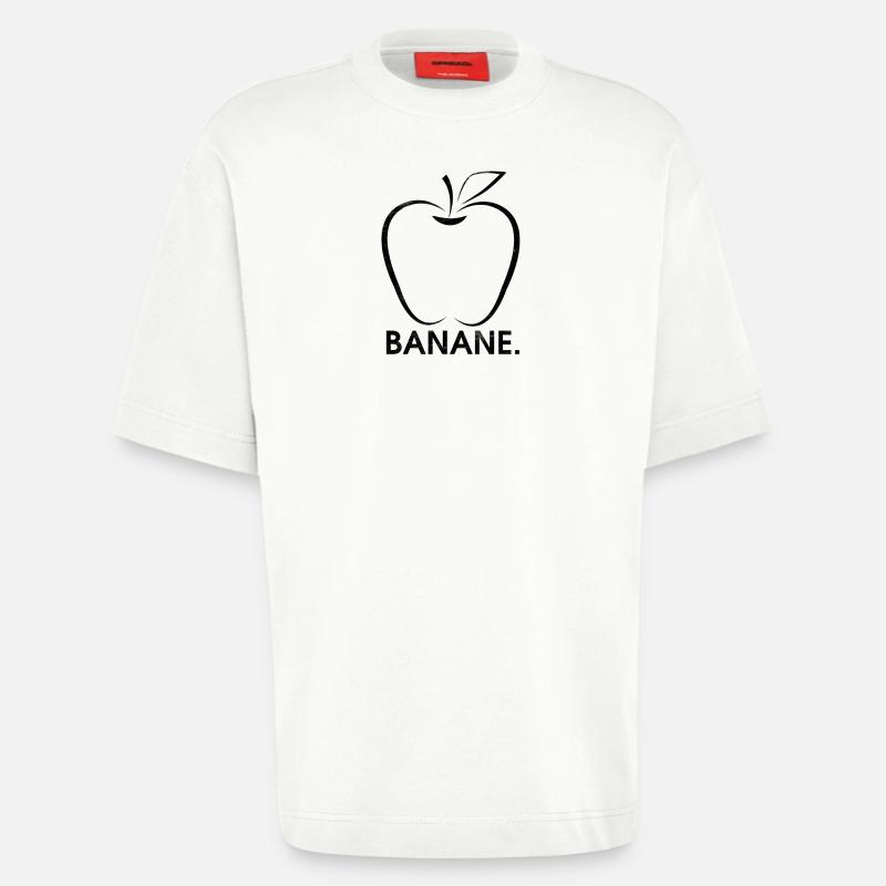 Apfel oder Banane - Heavyweight T-Shirt - made by SPREAD  - OFF WHITE