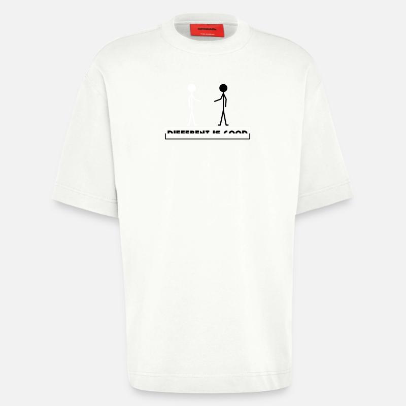 Anders sein ist gut - Heavyweight T-Shirt - made by SPREAD - OFF WHITE