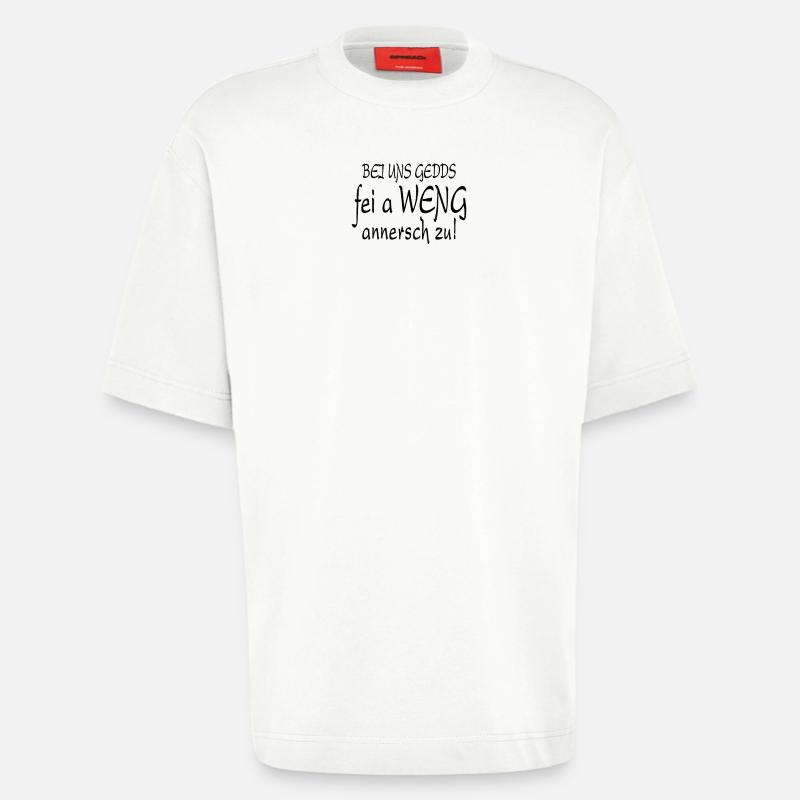 FRANKEN - Spruch - Geschenkidee - Heavyweight T-Shirt - made by SPREAD  - OFF WHITE