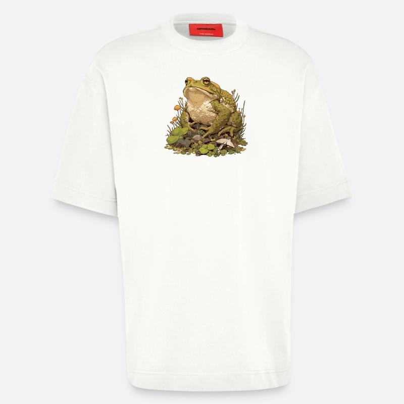 Toad Toads Toad - Heavyweight T-Shirt - made by SPREAD  - OFF WHITE