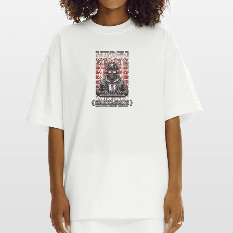 I speak HTML, Python and sarcasm Heavyweight T-Shirt - made by SPREAD 