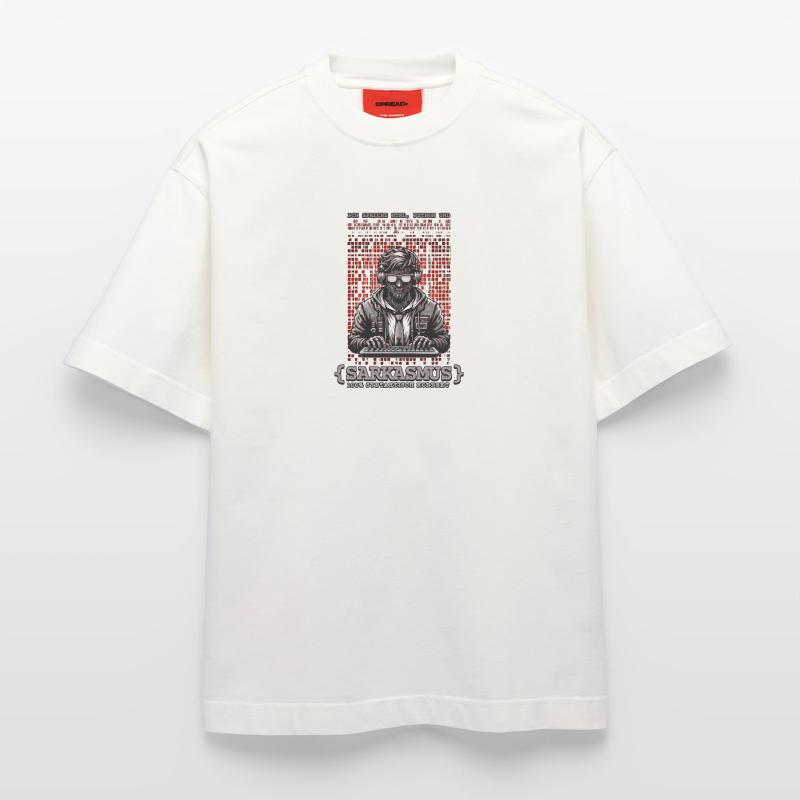 I speak HTML, Python and sarcasm Heavyweight T-Shirt - made by SPREAD 