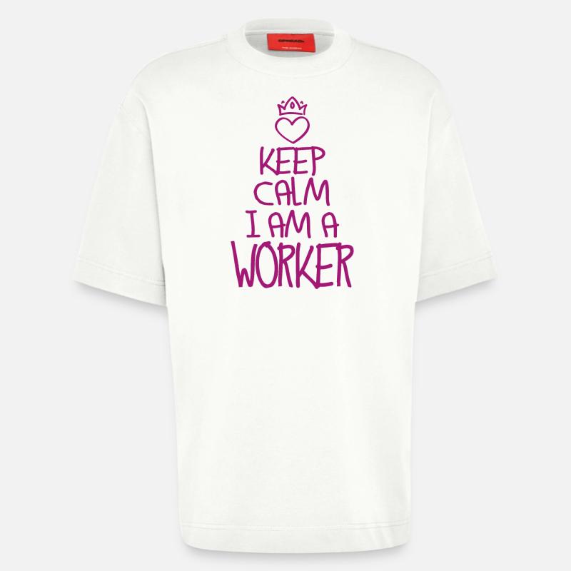 Best Arbeiter ever Arbeiter Geschenk - Heavyweight T-Shirt - made by SPREAD - OFF WHITE