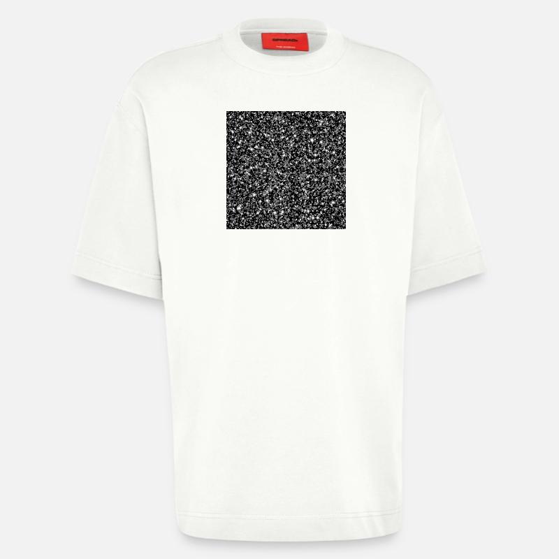Falscher Silber Glitzer Hintergrund - Heavyweight T-Shirt - made by SPREAD - OFF WHITE
