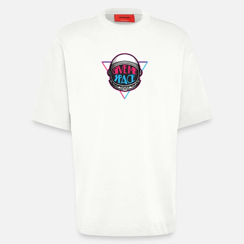 Space - space - space - space - saying - Heavyweight T-Shirt - made by SPREAD - OFF WHITE
