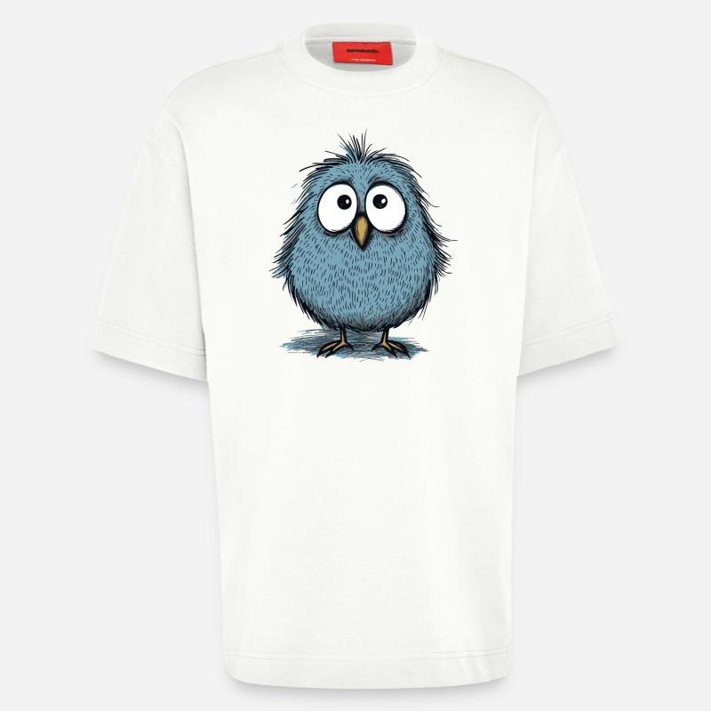 ein süßer lustiger Vogel - Heavyweight T-Shirt - made by SPREAD  - OFF WHITE