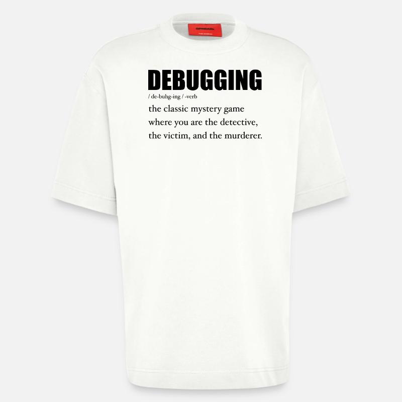 Programmierer Debugging Definition Lustig IT-Entwickler - Heavyweight T-Shirt - made by SPREAD  - OFF WHITE