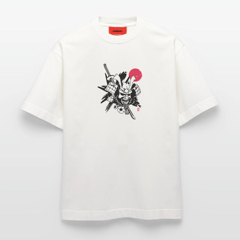 . Samurai Vector Heavyweight T-Shirt - made by SPREAD 