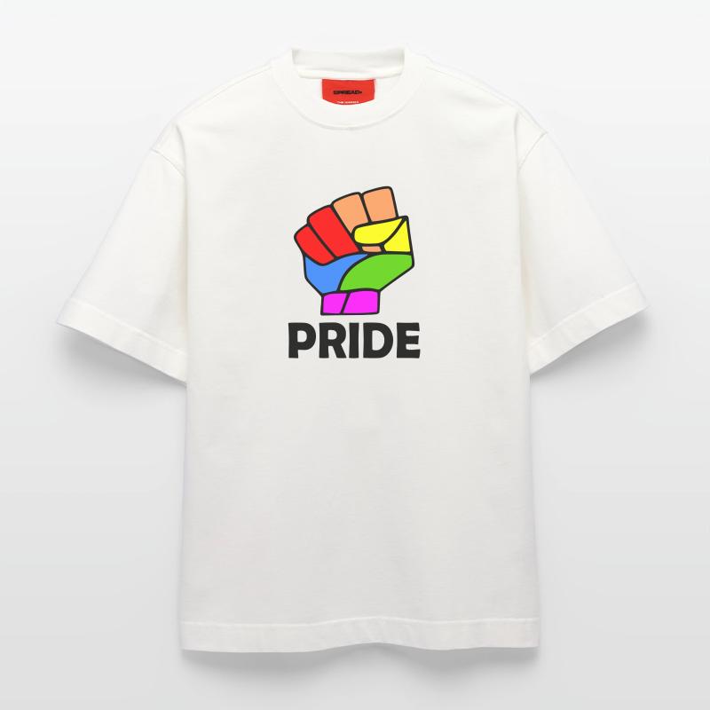 Pride T-shirt bio épais oversize fabriqué en UE