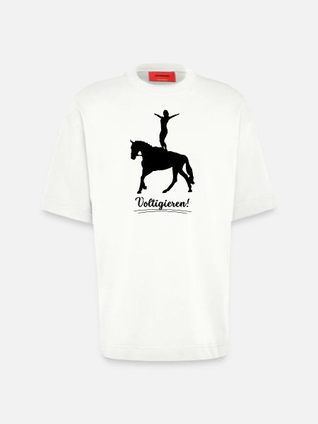 Voltigieren - Heavyweight T-Shirt - made by SPREAD  - OFF WHITE