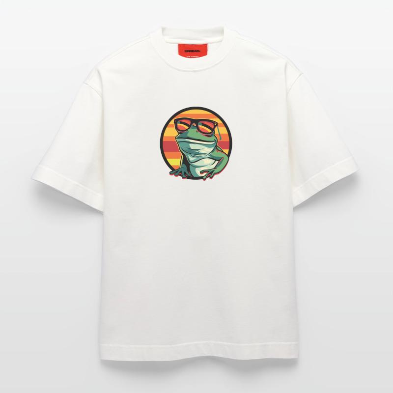 Frog Cool Comic Heavyweight T-Shirt - made by SPREAD 