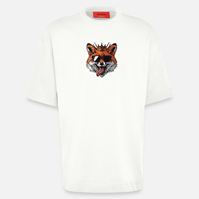 Fuchs Comic - Heavyweight T-Shirt - made by SPREAD  - OFF WHITE