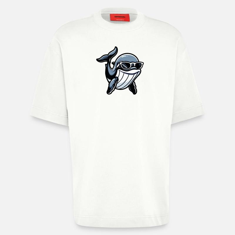 Wal Comic Cool - Heavyweight T-Shirt - made by SPREAD  - OFF WHITE