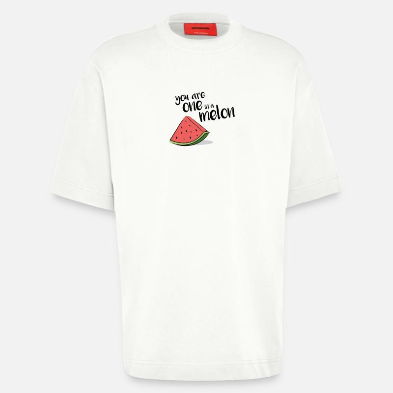 One melon - Heavyweight T-Shirt - made by SPREAD  - OFF WHITE