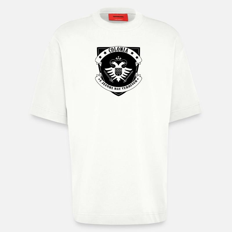 colonia_e_jefoehl_dat_verbingk - Heavyweight T-Shirt - made by SPREAD  - OFF WHITE