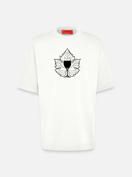 Wine grapes - Heavyweight T-Shirt - made by SPREAD - OFF WHITE