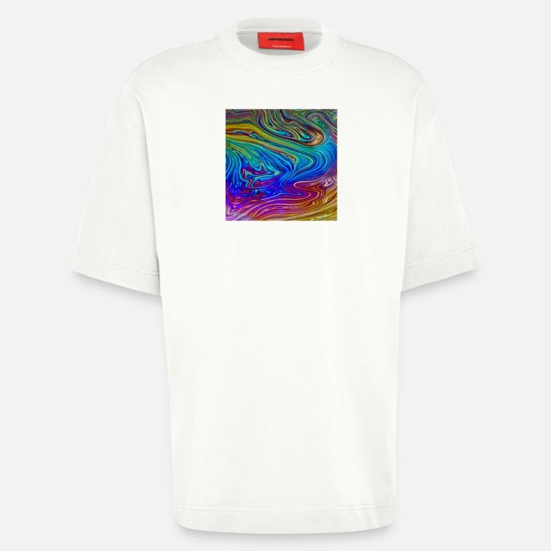 Farbenfroh bunt - Heavyweight T-Shirt - made by SPREAD  - OFF WHITE