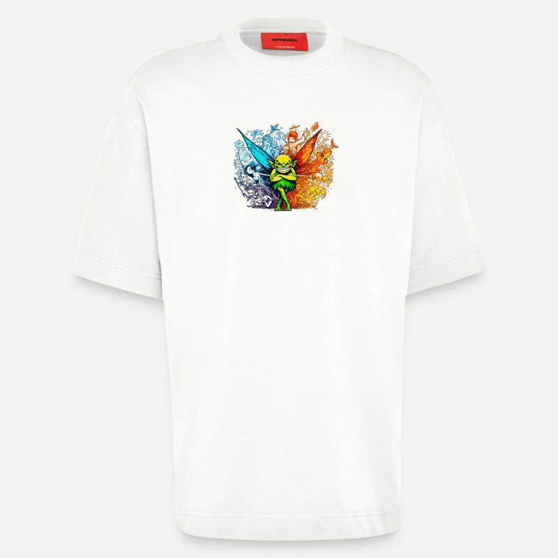 Die Fee der Mutter - Heavyweight T-Shirt - made by SPREAD  - OFF WHITE