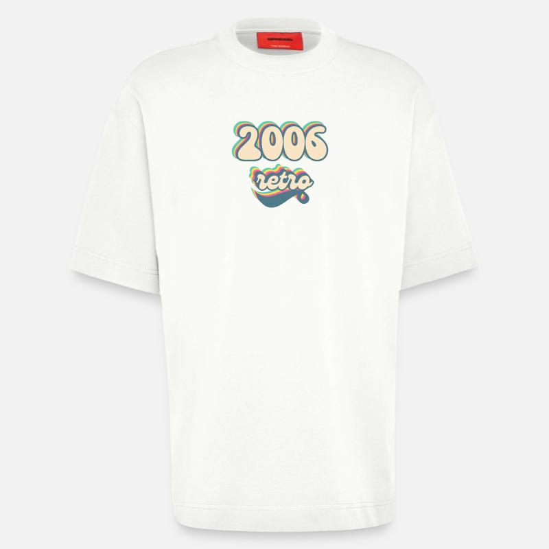 2006 Retro Geschenkidee - Heavyweight T-Shirt - made by SPREAD  - OFF WHITE