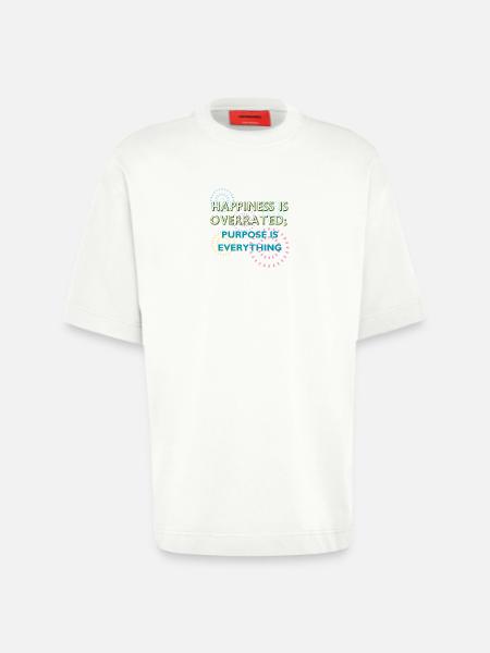 Purpose Is Everything Inspirational Design - Heavyweight T-Shirt - made by SPREAD  - OFF WHITE