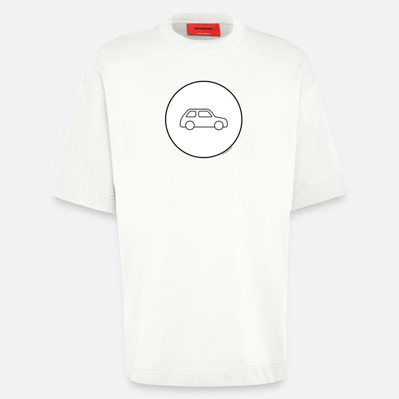 einfach ein Auto - Heavyweight T-Shirt - made by SPREAD  - OFF WHITE