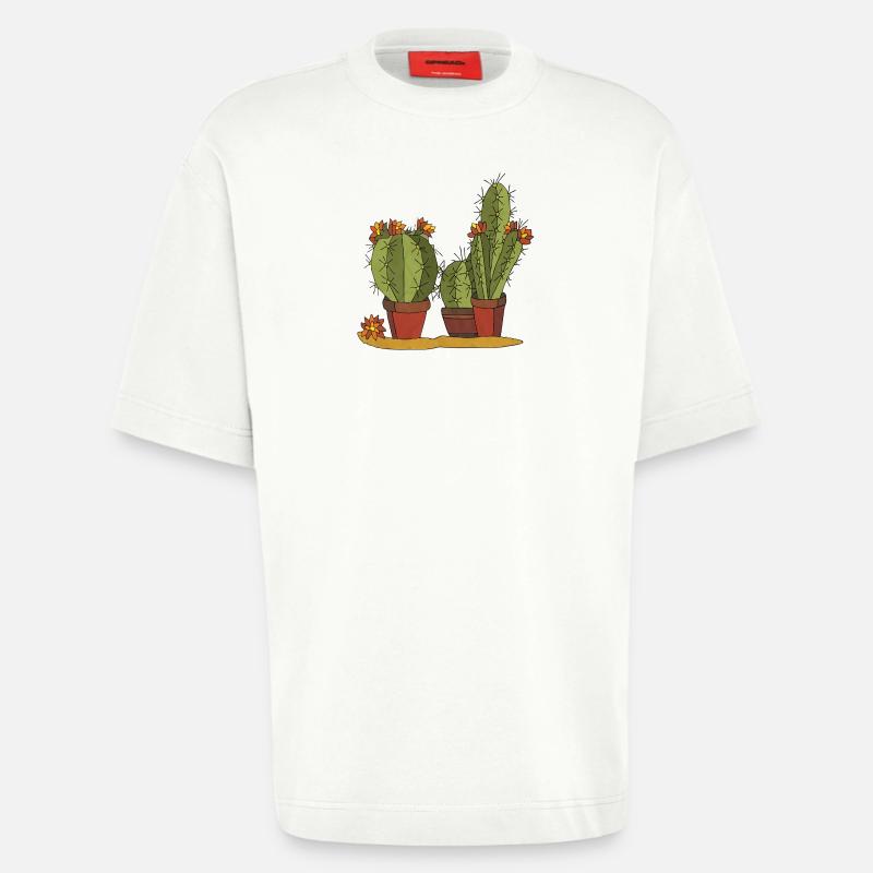Flowers - Heavyweight T-Shirt - made by SPREAD - OFF WHITE