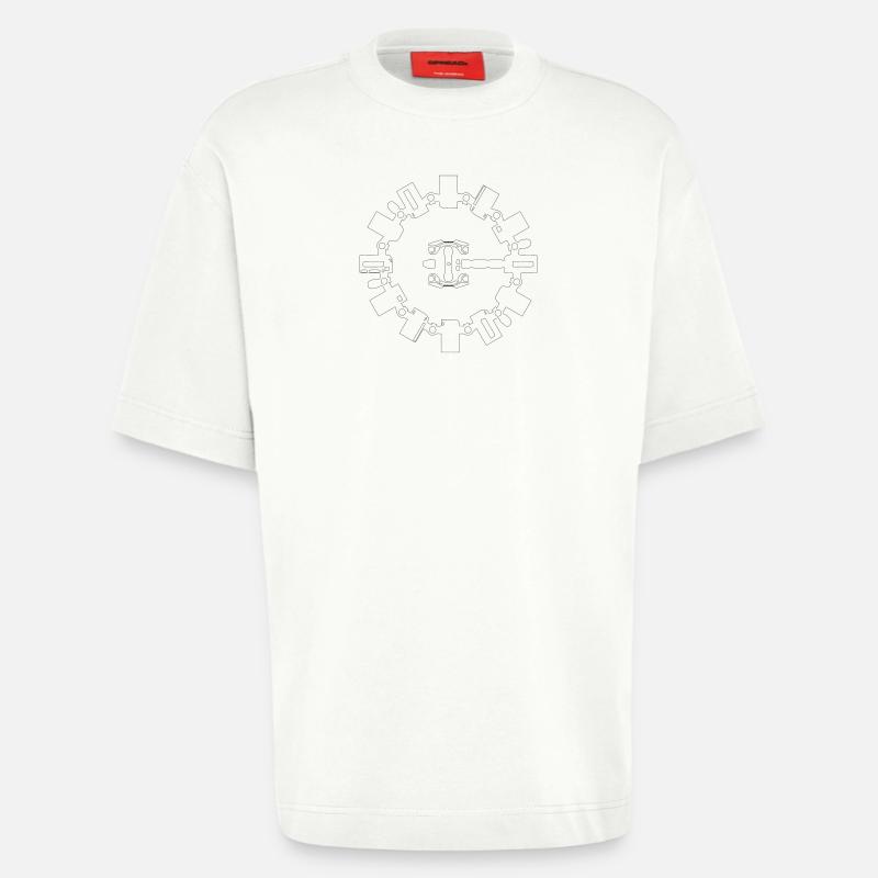 Interstellar_Endurance - Heavyweight T-Shirt - made by SPREAD  - OFF WHITE