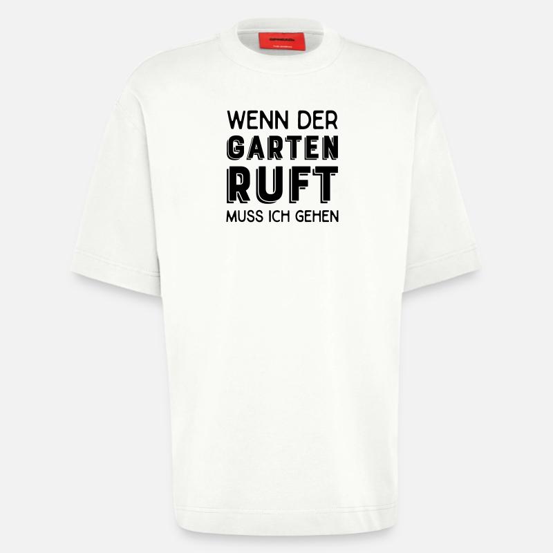 Hobbygärtner - Heavyweight T-Shirt - made by SPREAD  - OFF WHITE