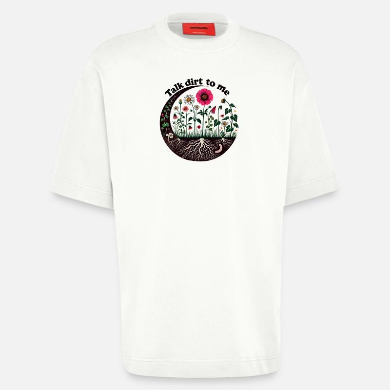 Sprich Dreck mit mir - Heavyweight T-Shirt - made by SPREAD  - OFF WHITE
