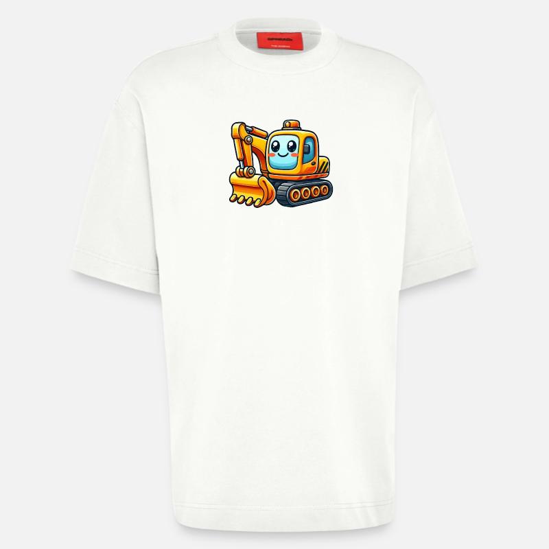 Bagger Comic - Heavyweight T-Shirt - made by SPREAD  - OFF WHITE