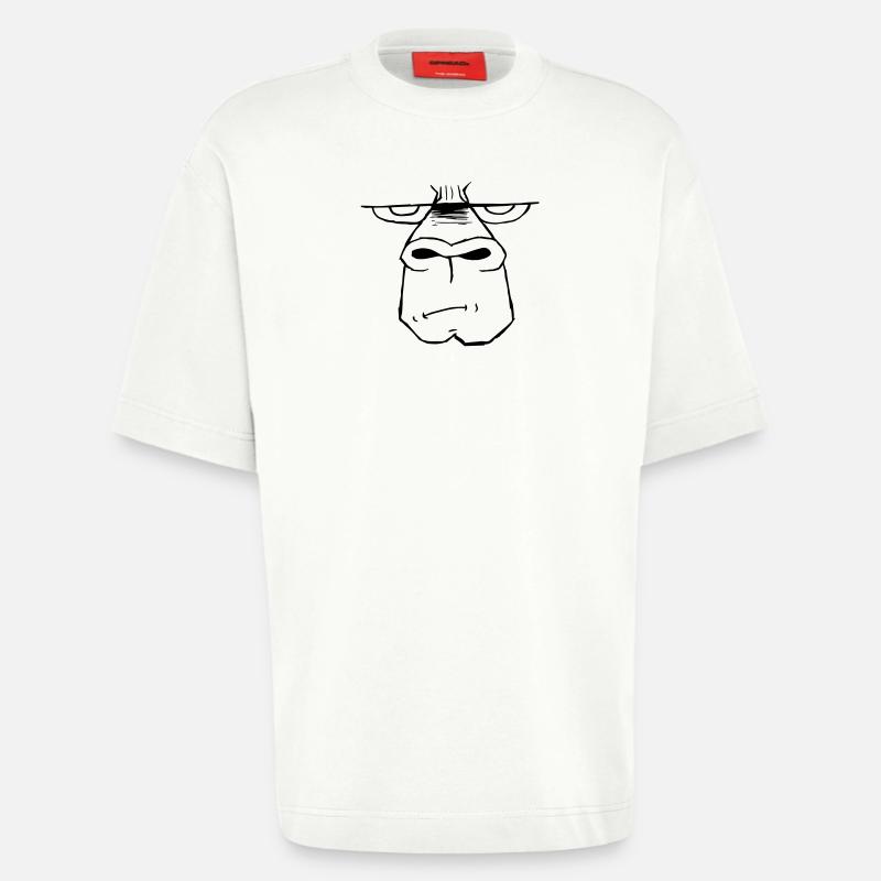 Ape - Heavyweight T-Shirt - made by SPREAD  - OFF WHITE