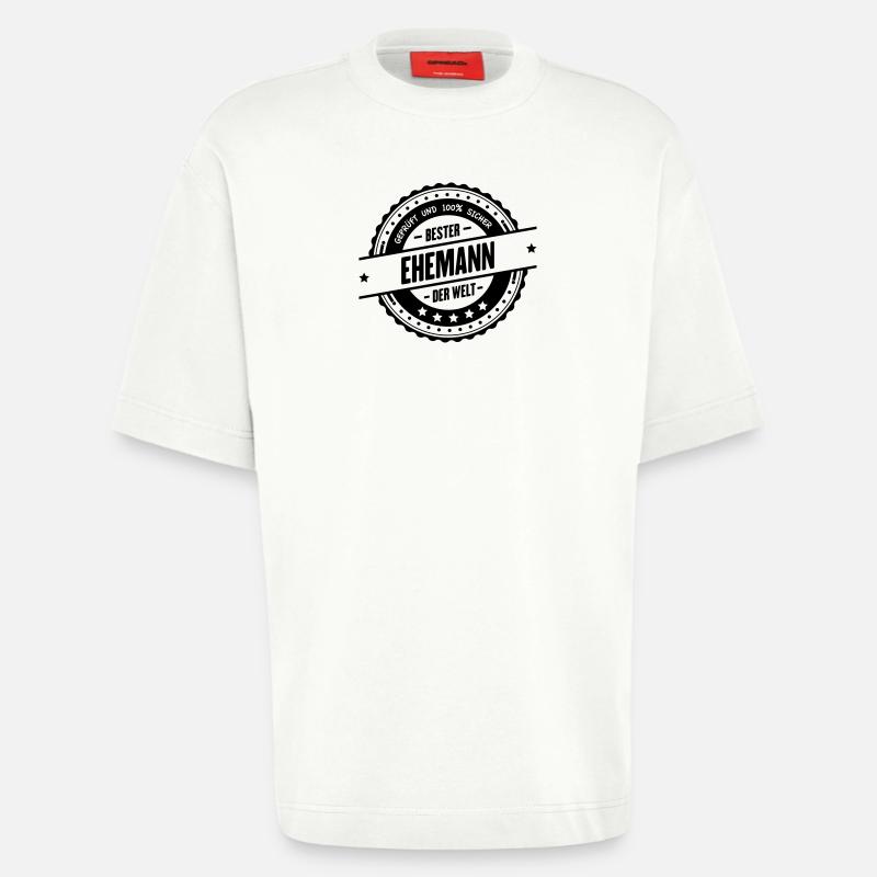 Bester Ehemann - Heavyweight T-Shirt - made by SPREAD  - OFF WHITE