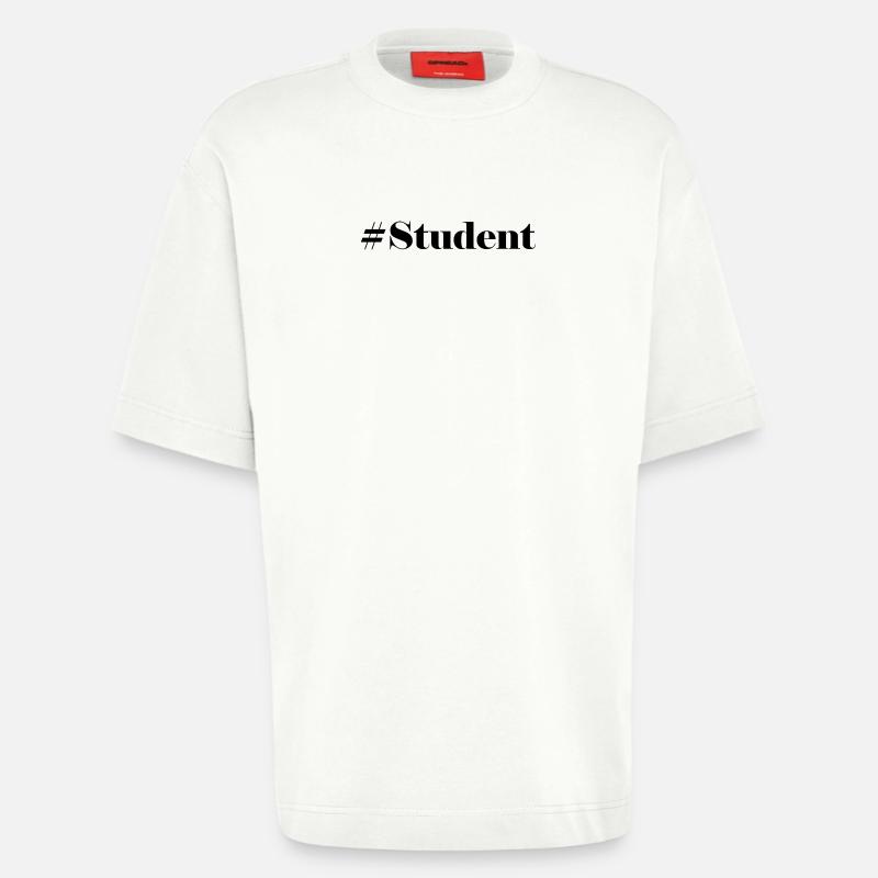 #Student logo - Heavyweight T-Shirt - made by SPREAD - OFF WHITE