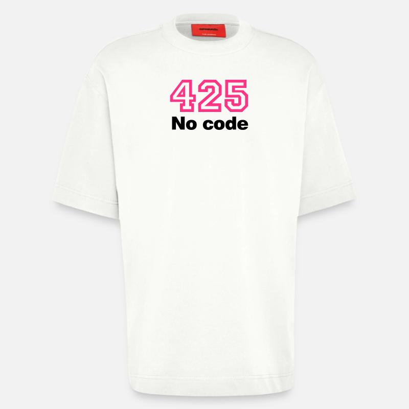 Error 425 No Code - Heavyweight T-Shirt - made by SPREAD  - OFF WHITE