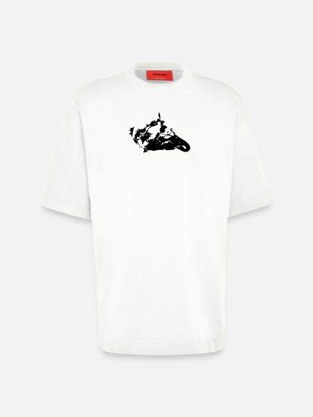 Tuono - Heavyweight T-Shirt - made by SPREAD  - OFF WHITE