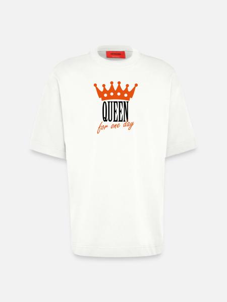 Queen for a day - Heavyweight T-Shirt - made by SPREAD  - OFF WHITE