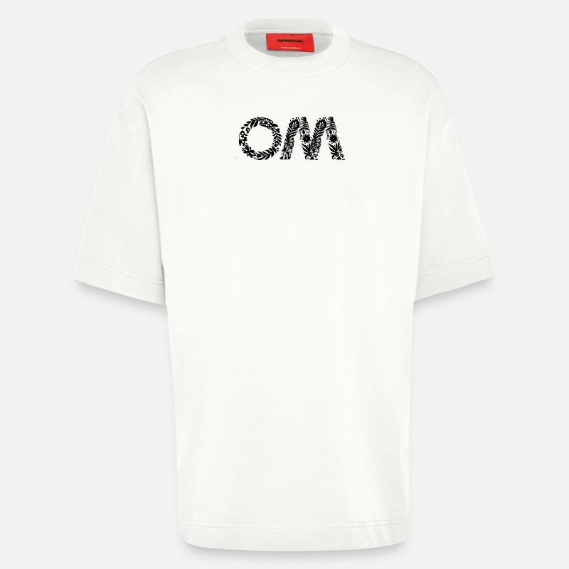 Om - Heavyweight T-Shirt - made by SPREAD  - OFF WHITE