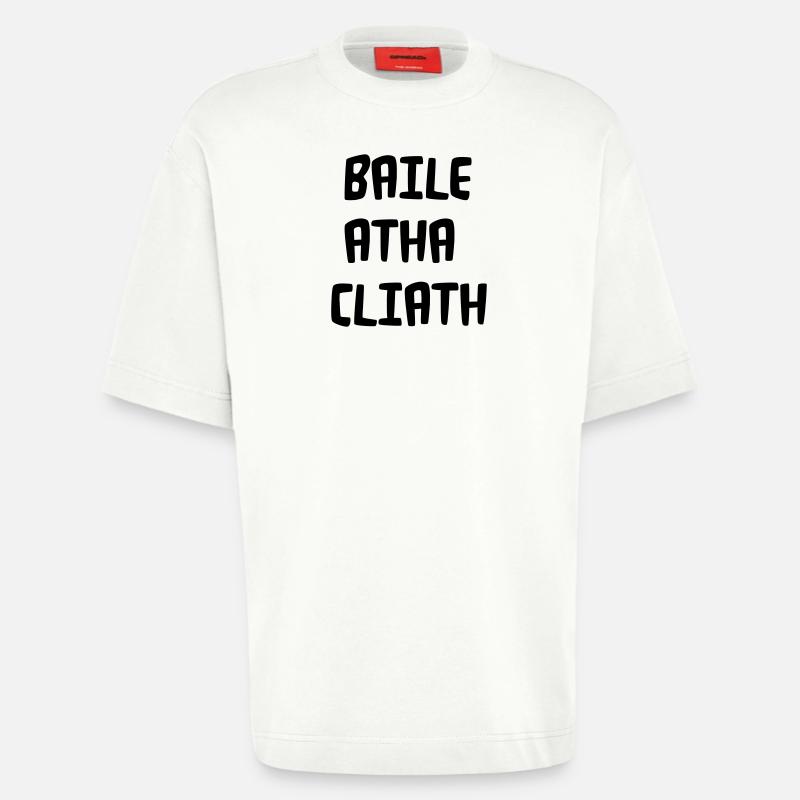 Baile Atha Cliath - Heavyweight T-Shirt - made by SPREAD  - OFF WHITE