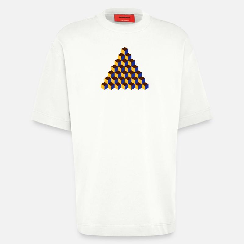 Pattern (7) - Heavyweight T-Shirt - made by SPREAD - OFF WHITE