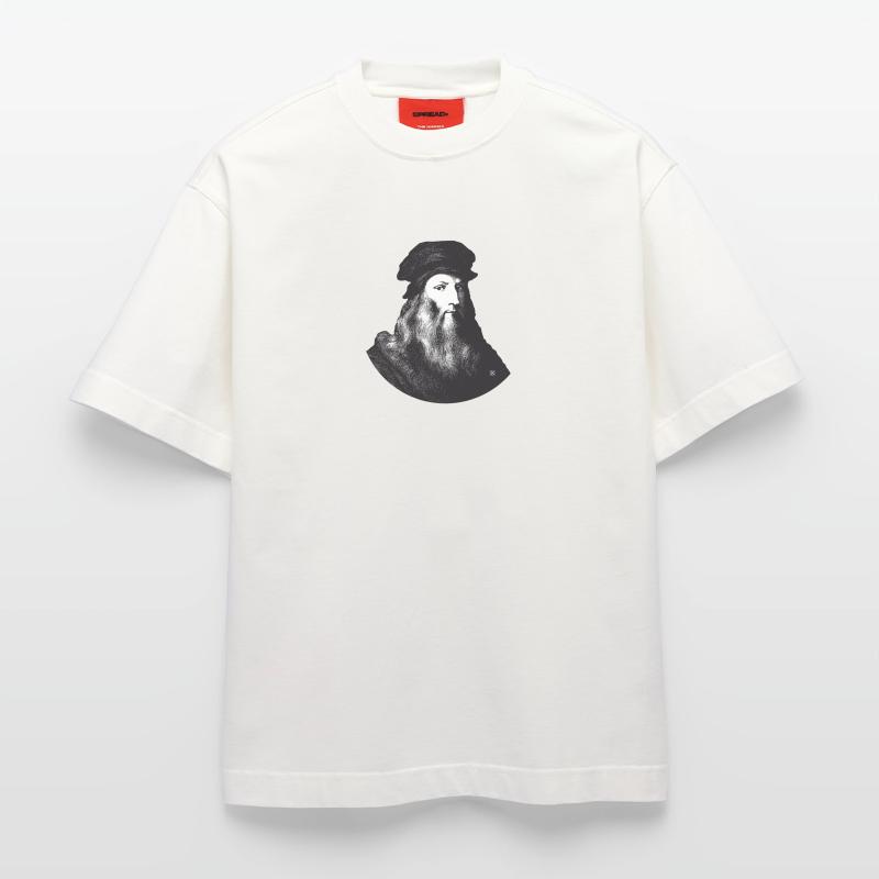 Leonardo da Vinci Heavyweight T-Shirt - made by SPREAD 