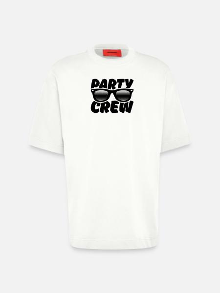party crew - Heavyweight T-Shirt - made by SPREAD - OFF WHITE