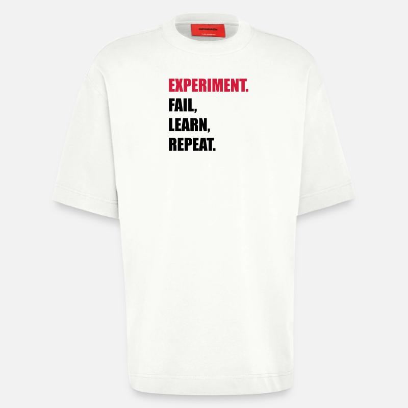 science - T-shirt bio épais oversize fabriqué en UE - OFF WHITE