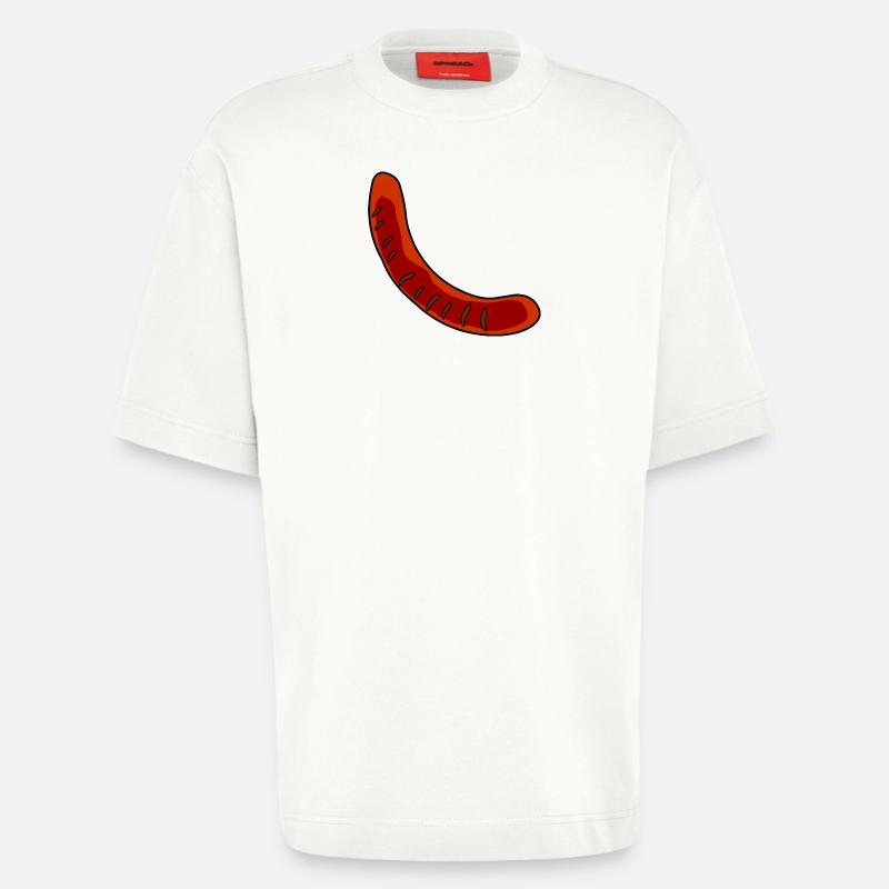 Wurst oder Bratwurst - Heavyweight T-Shirt - made by SPREAD  - OFF WHITE