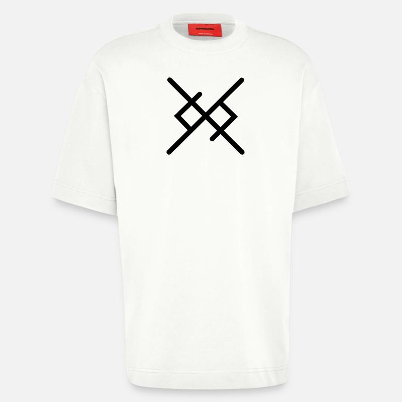 Ewige Liebe in Wikingerrunen - Heavyweight T-Shirt - made by SPREAD - OFF WHITE